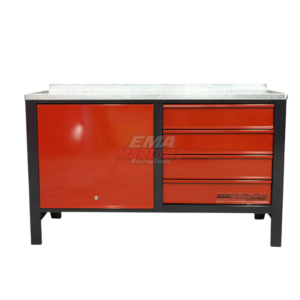 banco de trabajo con 4 cajones y puertas palladino 1.50 x 0.70 x 0.90 mts (cod 033)