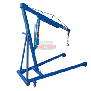 guinche pluma hidráulico 2 toneladas caño estructural delfabro