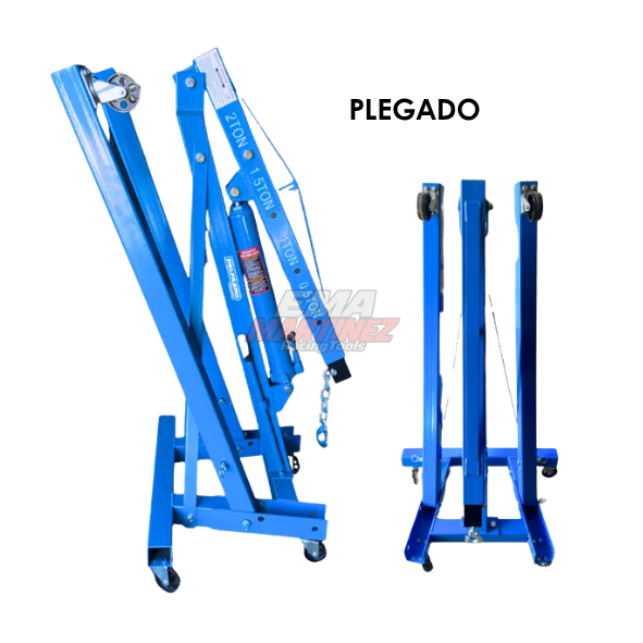 guinche pluma hidráulico – 2 toneladas plegable guinche pluma hidráulico – 2 toneladas plegable