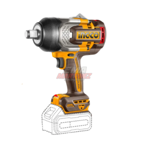 llave de impacto a batería 20v 3/4" 1350nm ingco brushless